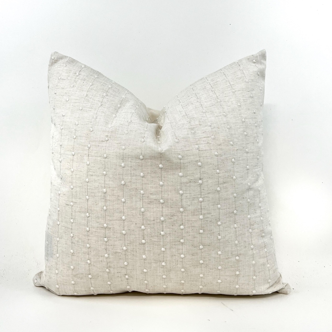 Blue Swiss Dots 10x14 Pillow