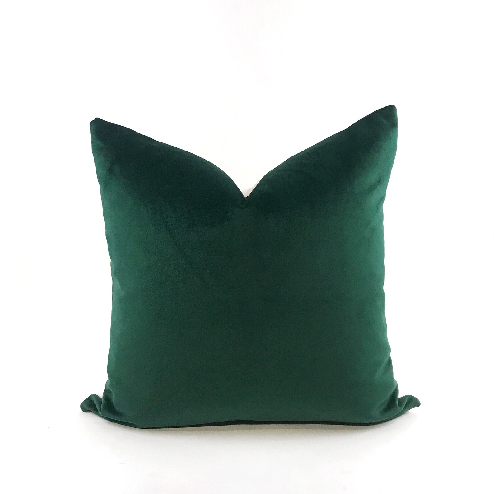 Emerald Green Velvet Pillow Cover Etsy