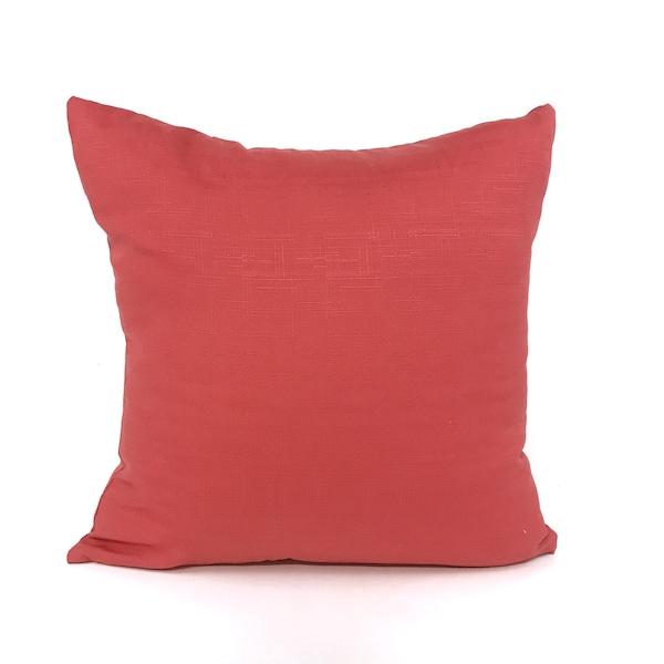 Coral Outdoor Pillow Etsy