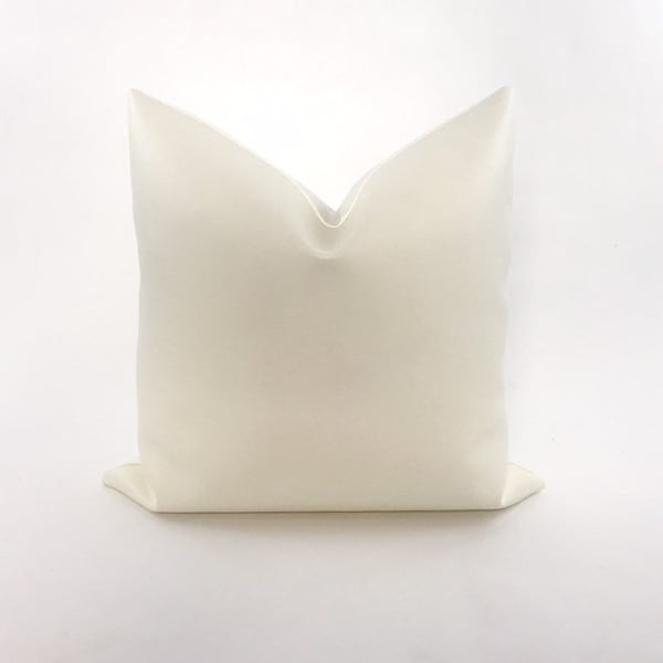 Faux Leather Pillow Etsy