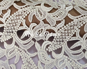 L58 Red lace fabric- White lace fabric- Black lace fabric-Premium Heavy Floral Lace Fabric Chemical Lace Fabric Green Lace fabric