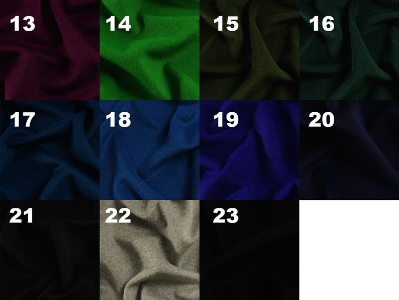 Wool Cashmere Fabric Extra Soft Wool Blend Fabric Premium Etsy