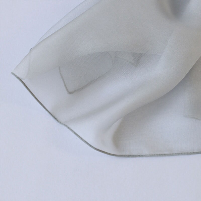 Carlton Silk Scarf - Grey main image 1