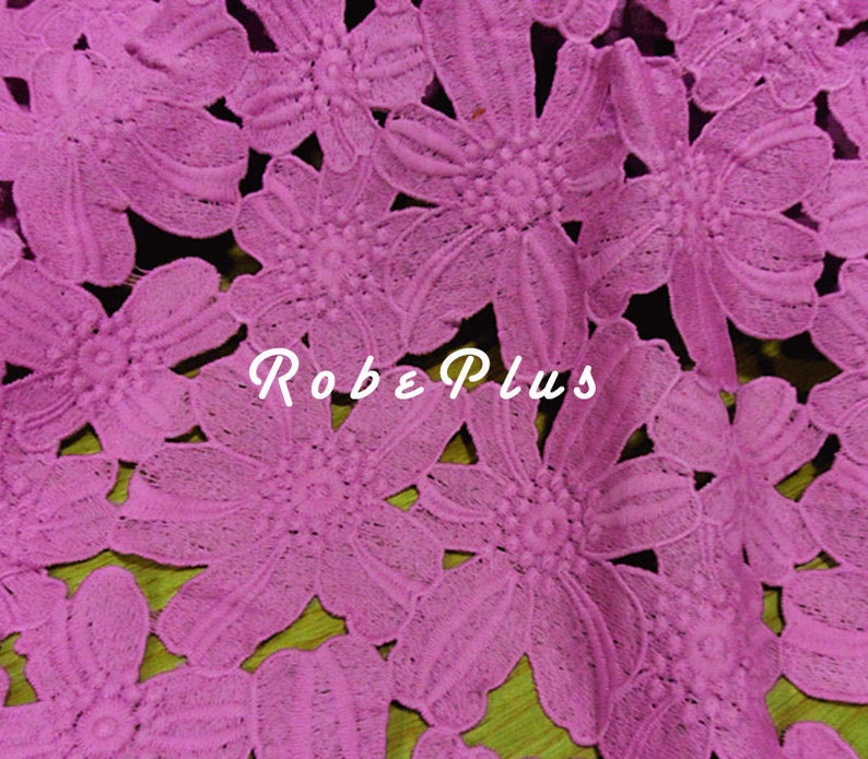Beige Lace -21 White Lace Purple Lace White Floral Lace Fabric Chemical Lace Fabric with Floral Petal Trim Yellow Lace Blue Lace
