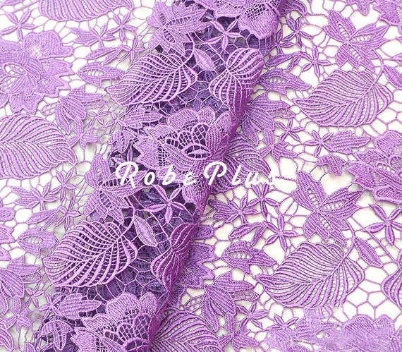 purple lace fabric