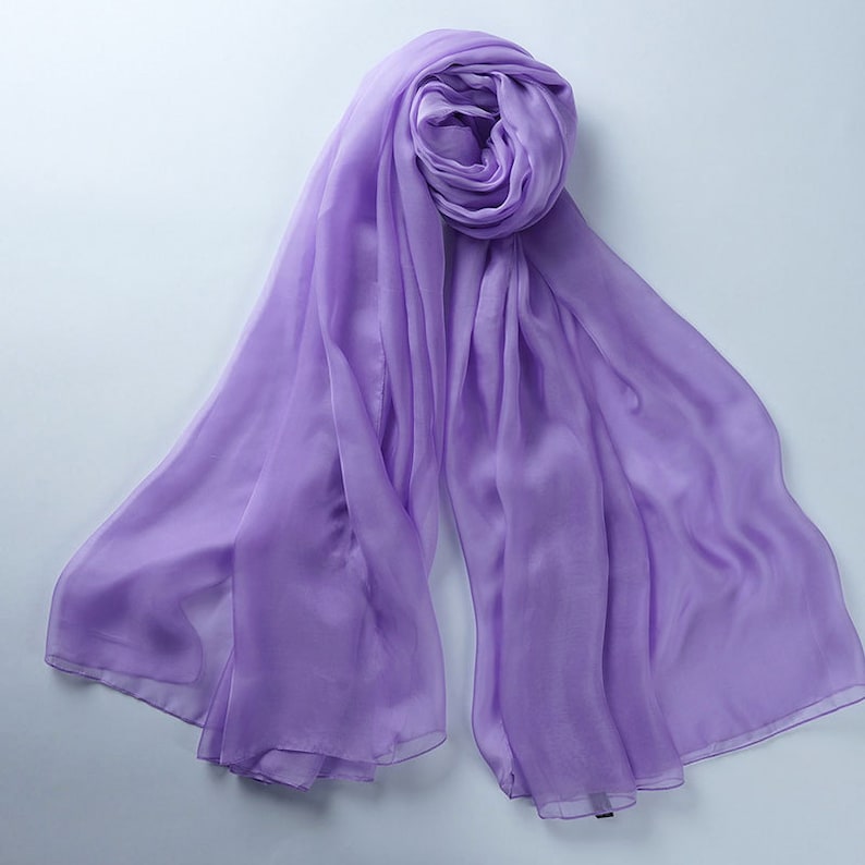 purple scarf
