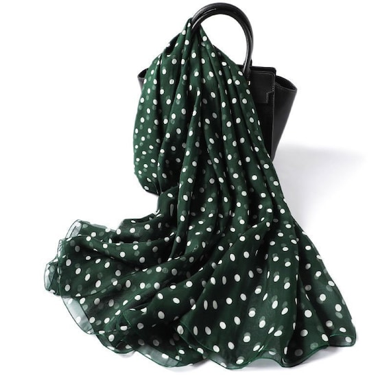 小物 SCARF HAT (S) / Dot Chiffon-Black SCARF HAT (S) / Dot Chiffon