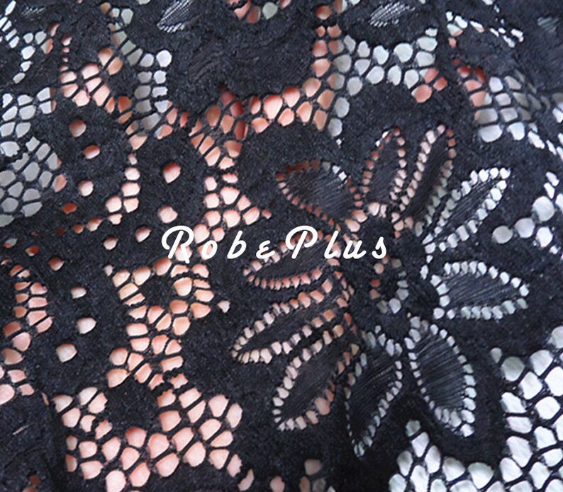 L58 Red lace fabric- White lace fabric- Black lace fabric-Premium Heavy Floral Lace Fabric Chemical Lace Fabric Green Lace fabric