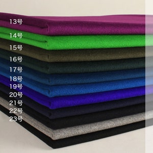 Wool Fabric - Extra Soft Wool Blend Fabric - Premium Wool Blend Fabric - Plush Wool Blend Fabric - 23 Colors B