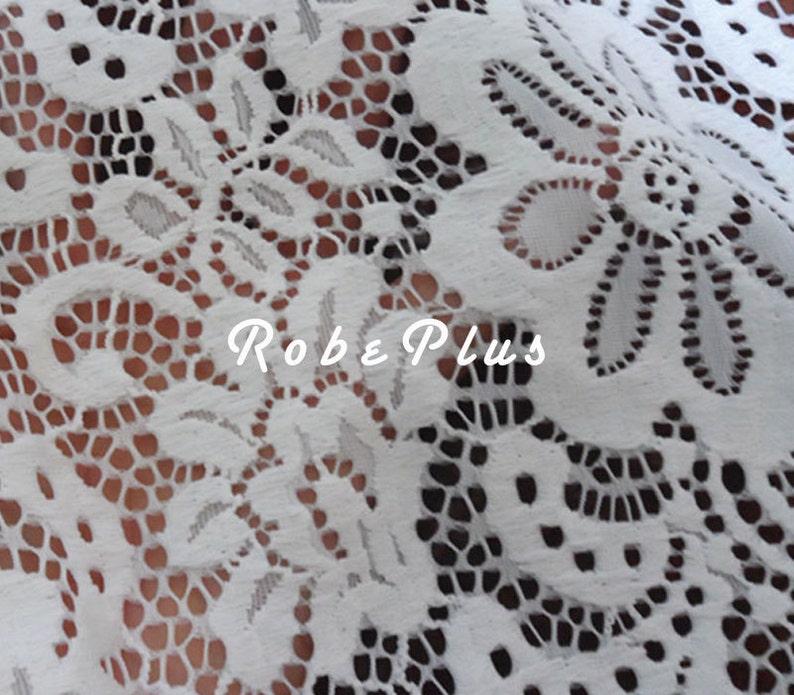L58 Red lace fabric- White lace fabric- Black lace fabric-Premium Heavy Floral Lace Fabric Chemical Lace Fabric Green Lace fabric
