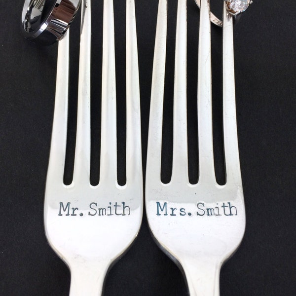 Wedding Cake Forks Etsy