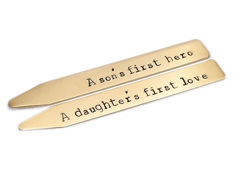 dad gift custom collar stays fathers day gift brass collar stays gift ideas for dad gifts for daddy