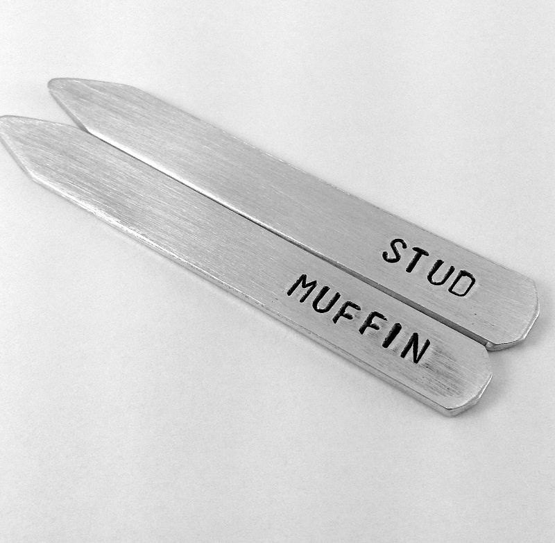 Collar Stays Anniversary Husband Gift Gold Collar Stays Etsy