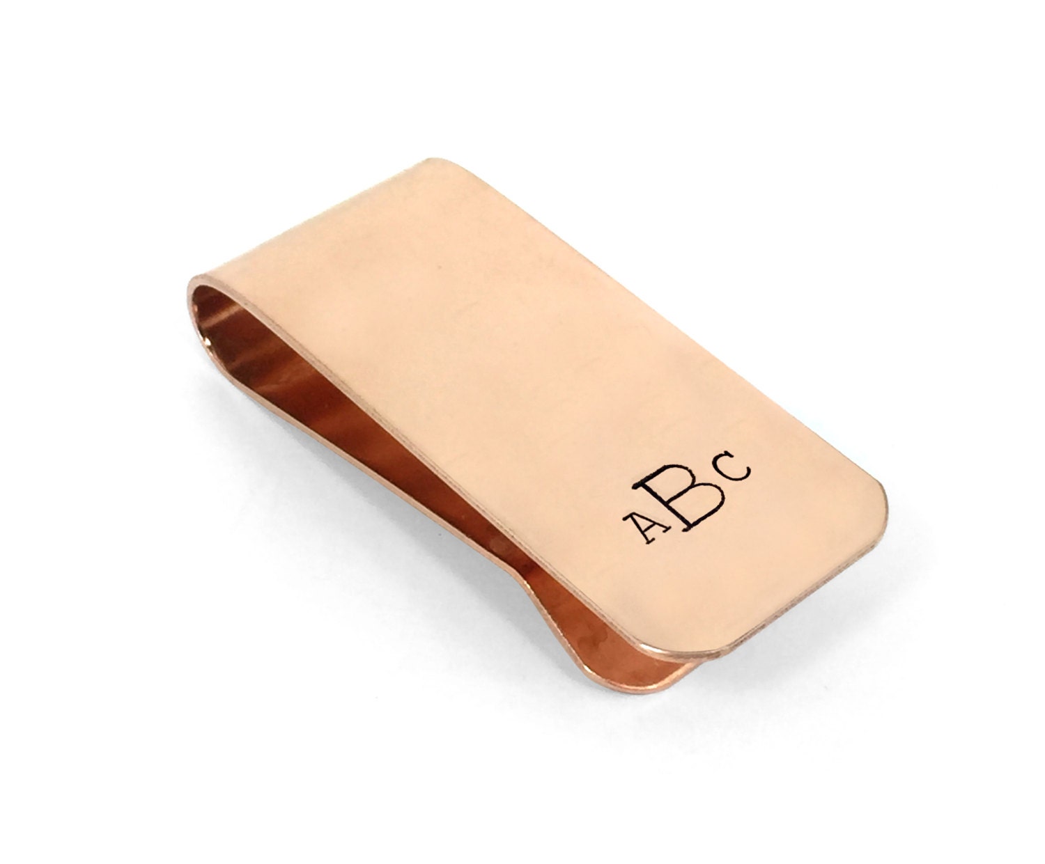 Monogrammed Men's Money Clip