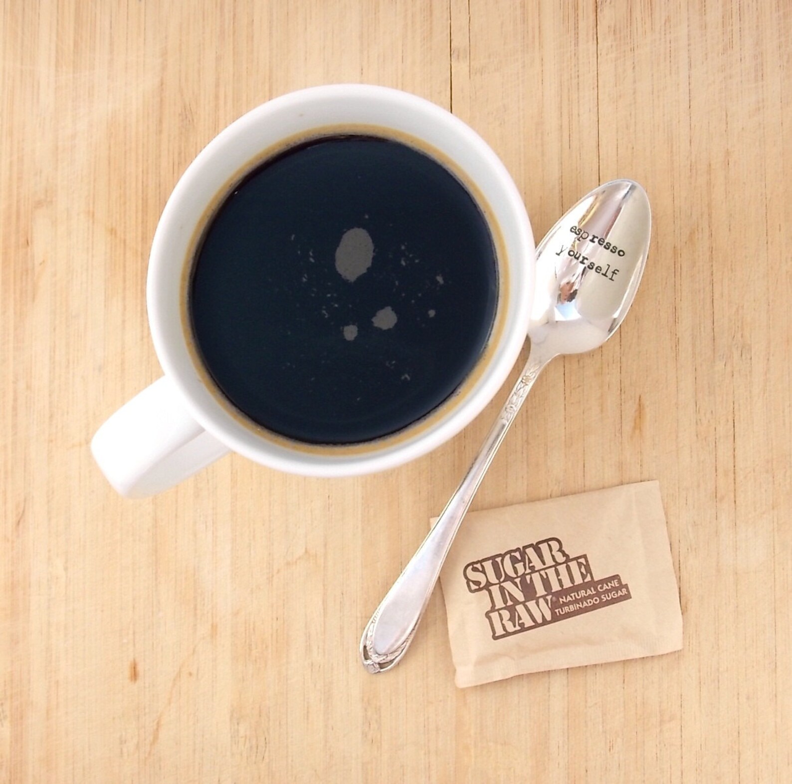 Espresso Spoon Coffee Spoon Espresso Yourself Stamped Etsy