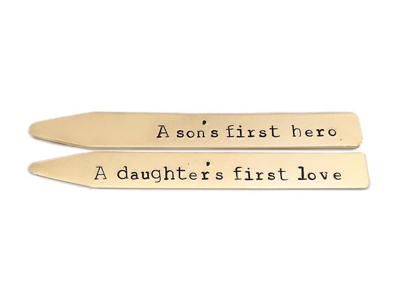 dad gift custom collar stays fathers day gift brass collar stays gift ideas for dad gifts for daddy