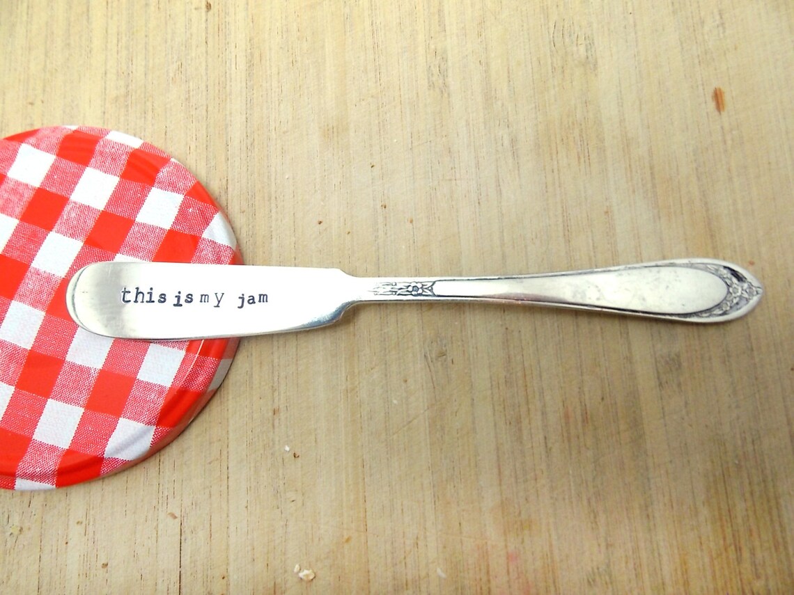 This is My Jam Knife Stamped Knife Hand Stamped Knife Etsy