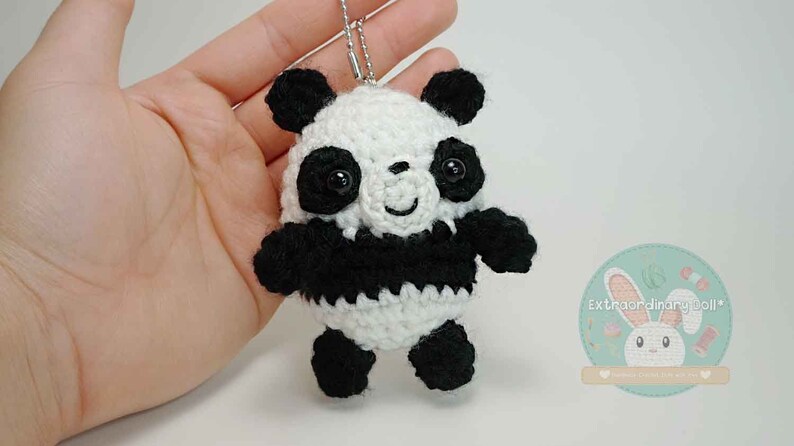 Three Bears Key Ring Amigurumi Crochet Doll
