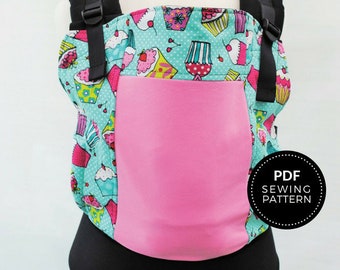 Baby Carrier Mesh Panel Pattern [ADD-ON for The Little Pick-Me-Up Patter]  Easy Breezy Mesh Panel - Digital PDF Sewing Pattern