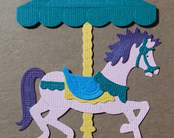 Unicorn Die Cuts Glitter Front /& Back 3 Sizes to Choose