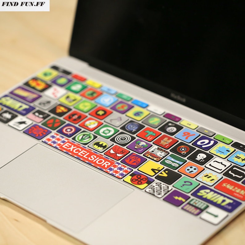 MacBook Keyboard sticker MacBook Air decal apple wireless Etsy