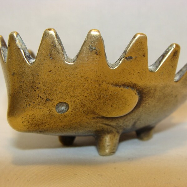 Vintage Mid Century Modern Hedgehog Ashtray