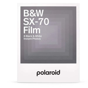 New Polaroid SX-70 B&W Black and White Film Pack for Polaroid SX-70 Series Cameras - Brand New In Sealed Package - 8 Photos Eight Pictures