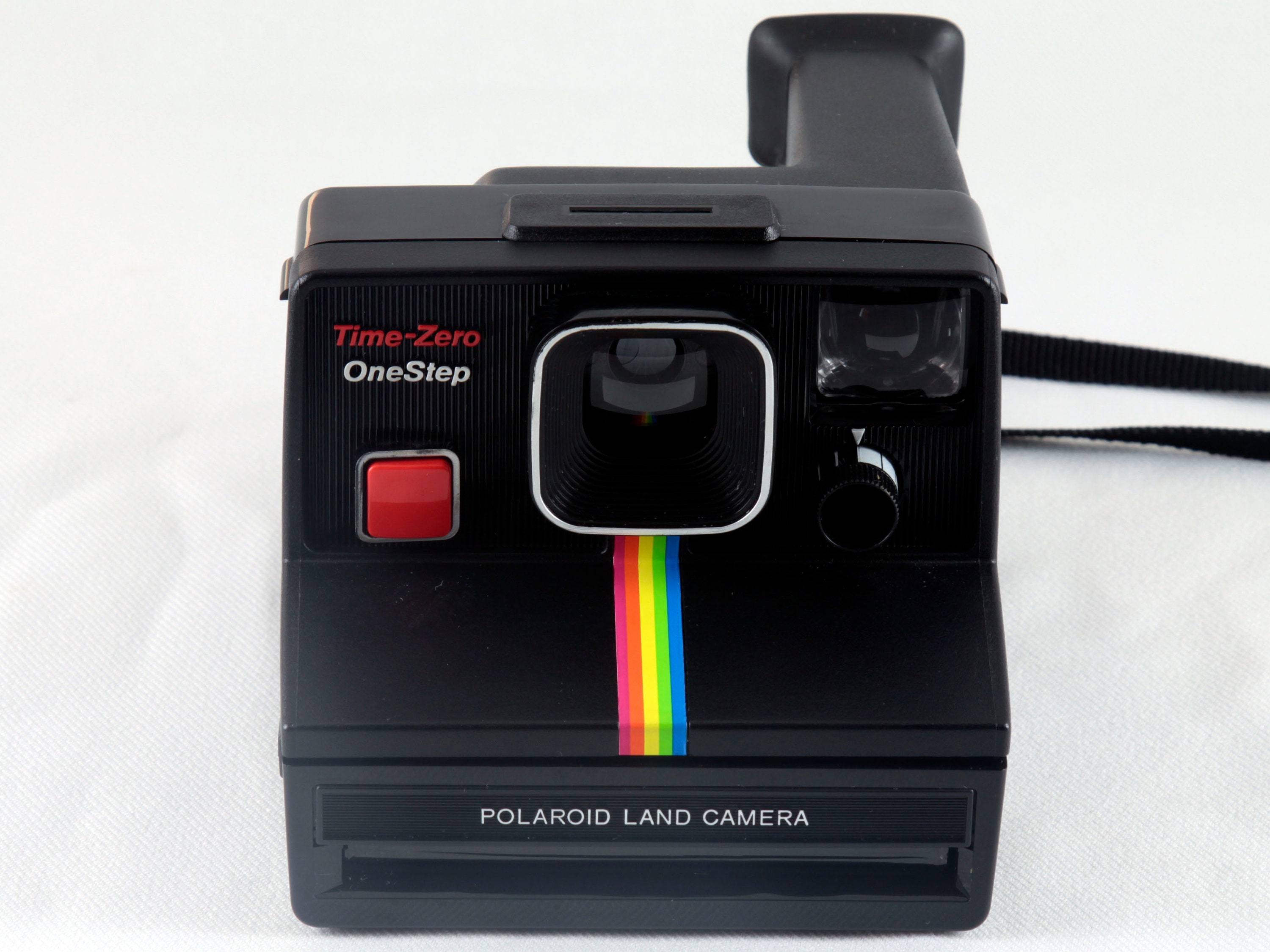 Vintage Polaroid Onestep Time-zero Black SX-70 Rainbow Stripe - Etsy Norway