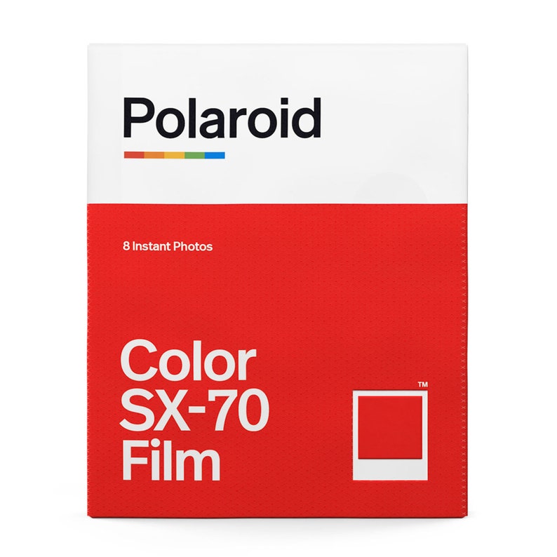 New Polaroid SX-70 Color Film Pack for Polaroid SX-70 Series Cameras - Brand New In Sealed Package - 8 Photos  8 Pictures
