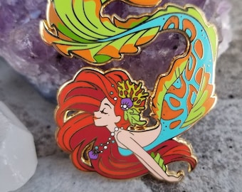 Tropical/ Berry Mermaid Hard Enamel Pin