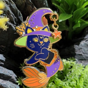 Halloween Purrmaid Hard Enamel Pin