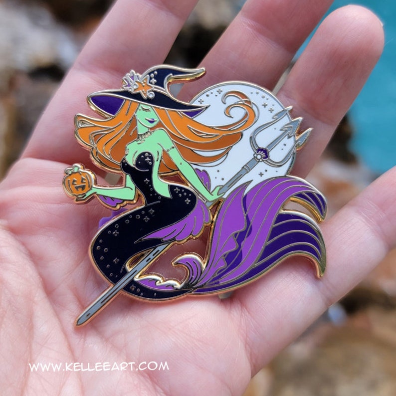 Sea Witch Hard Enamel Pin image 6