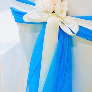 Antique White Ribbon, Double Faced Satin Ribbon, Widths Available: 1 1/2, 1, 6/8, 5/8, 3/8, 1/4, 1/8 image 2