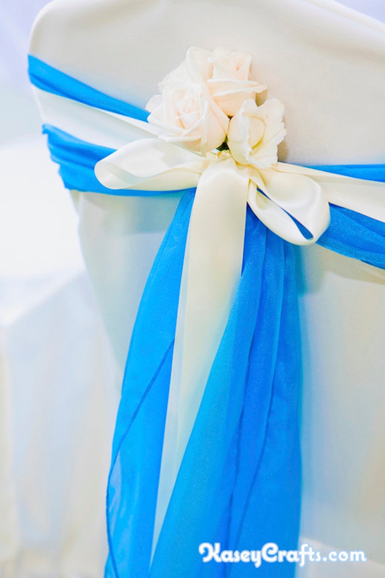 Antique White Ribbon, Double Faced Satin Ribbon, Widths Available: 1 1/2, 1, 6/8, 5/8, 3/8, 1/4, 1/8 image 2