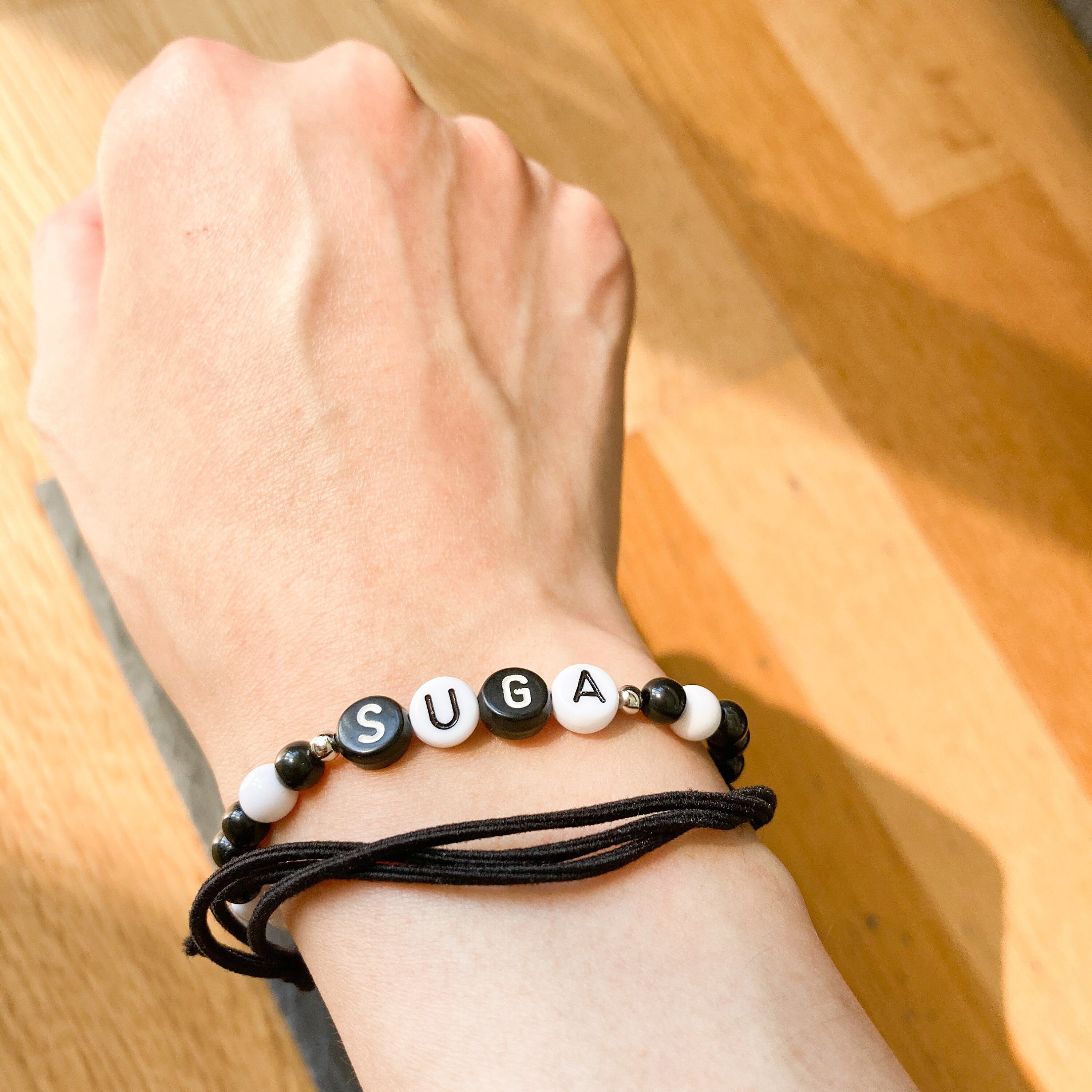 Buy Suga Mic Color BTS Bracelet Bts Suga Bts Beaded Bracelet Bts Yoongi  Agust D Agust D World Tour Agust D Tour BTS Gift Yoongi Online in India -  Etsy