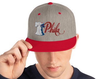 Phila (Philadelphia) Embroidered Snapback Cap
