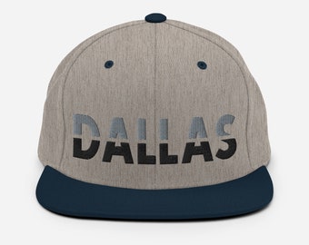 Dallas Embroidered Snapback Cap