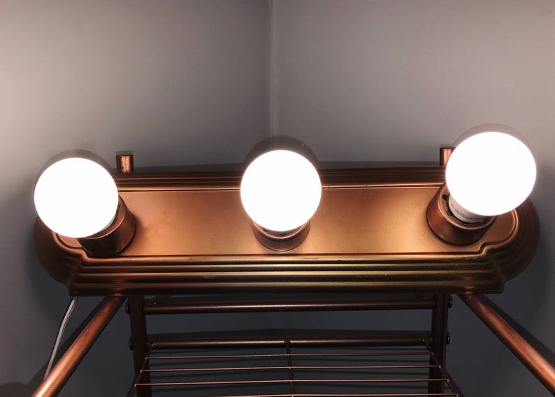 Hollywood Style Bar Vanity Light Fixture 3 Bulb Image 0