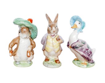 BESWICK beatrix potter Mr＆MrsPuddleduck Mr. Drake Puddle-Duck – Beswick – Beatrix Potter Figurine