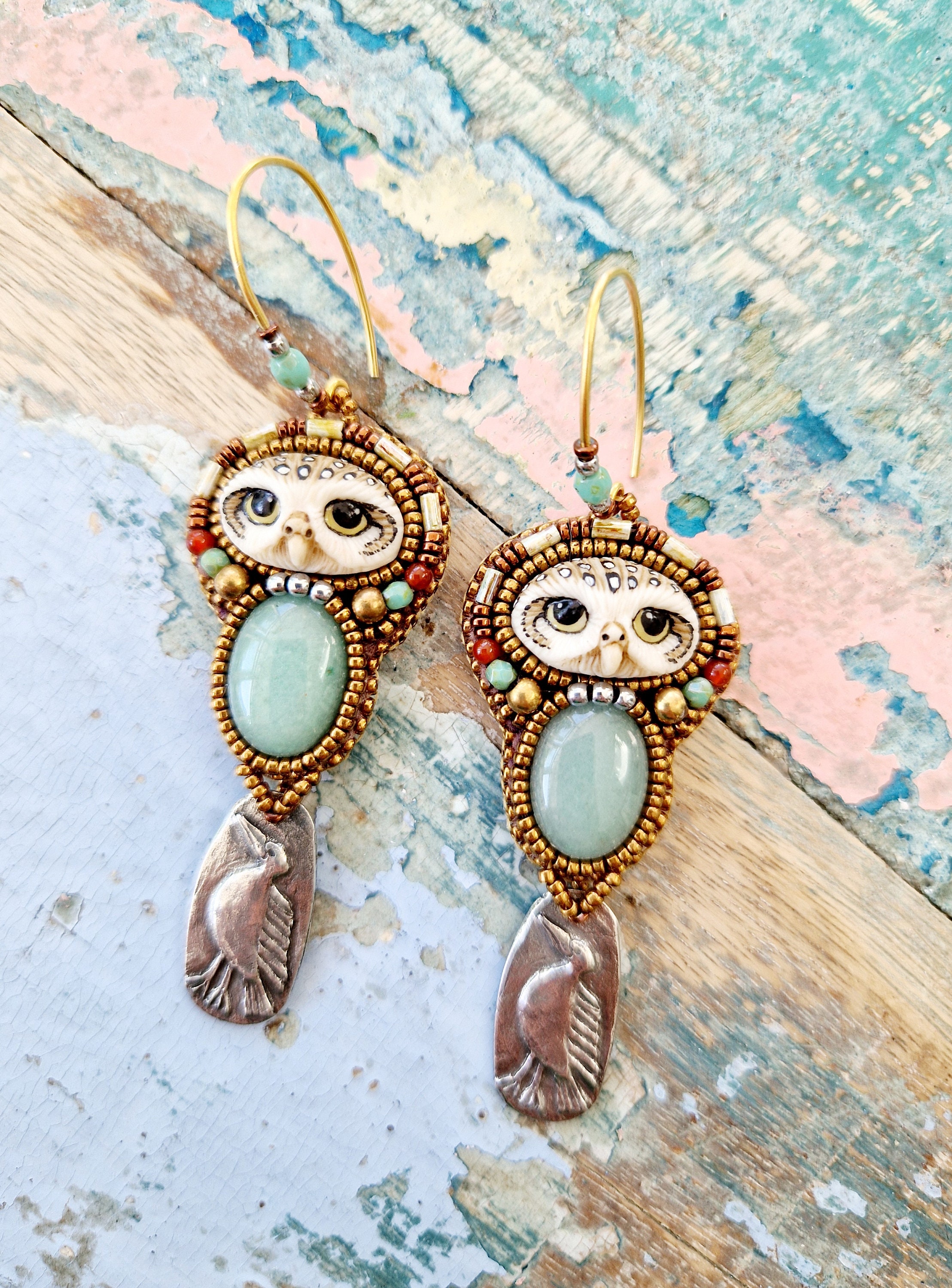 Bohemian Style Earthy Owl India