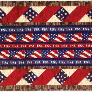 AMERICAN HONOR Table Runner Pattern
