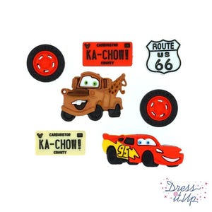 DISNEY CAR BUTTONS