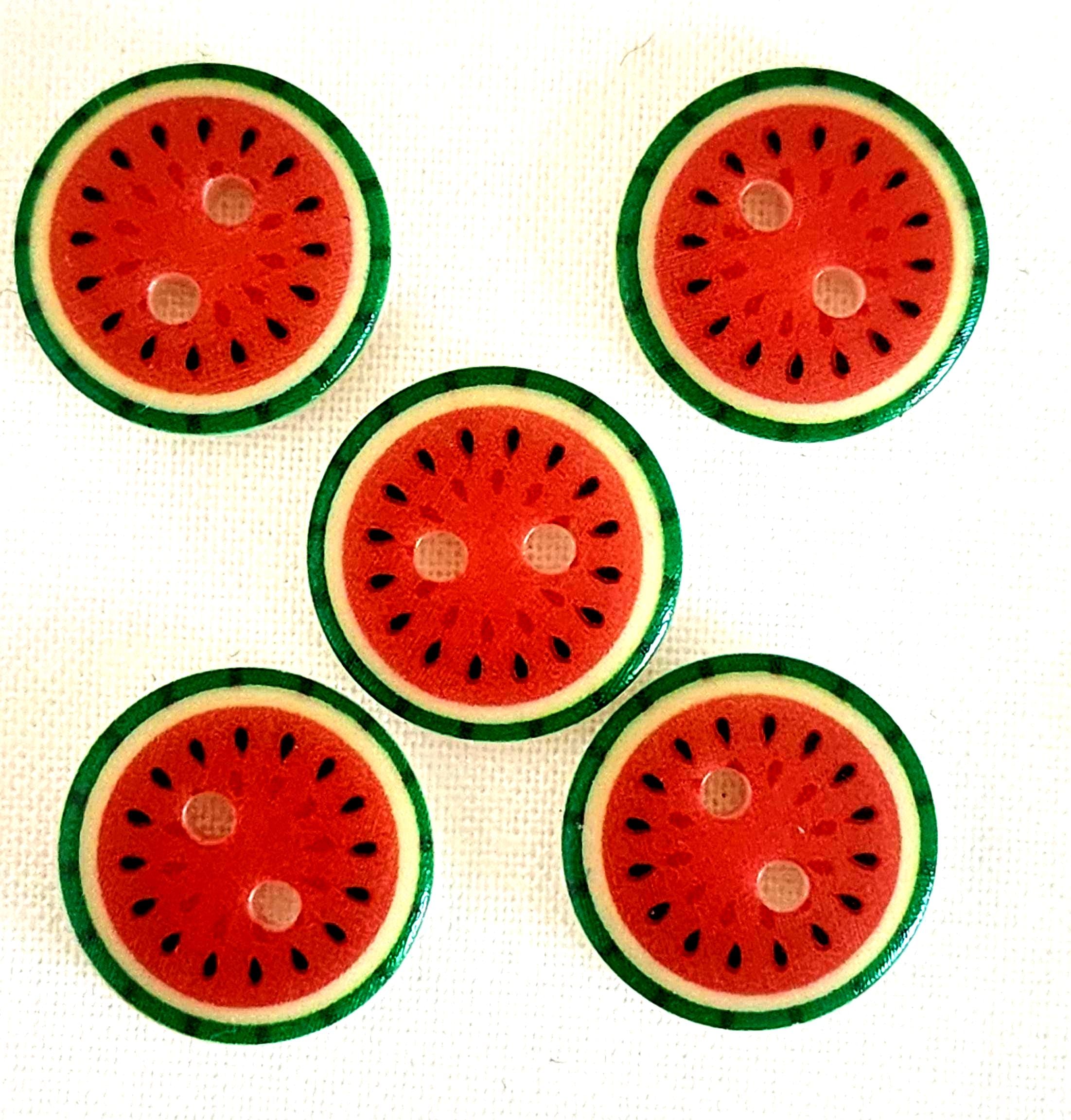 Watermelon Buttons WATERMELON BUTTONS - Etsy