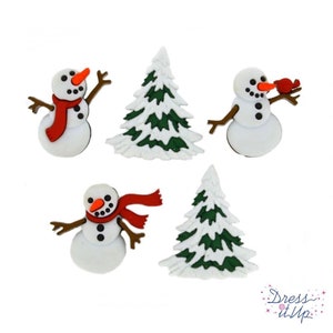 LET IT SNOW Buttons