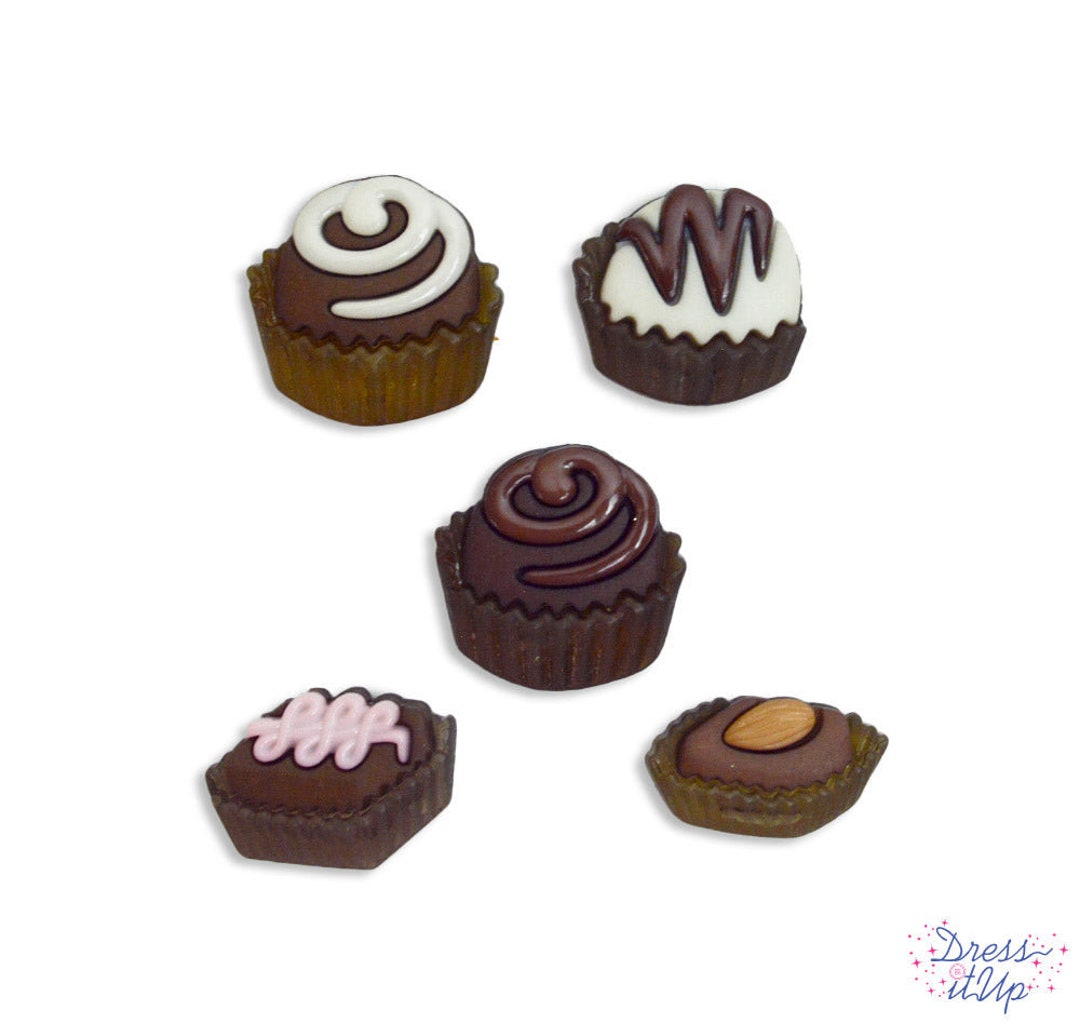 CHOCOLATE BONBONS BUTTONS Etsy