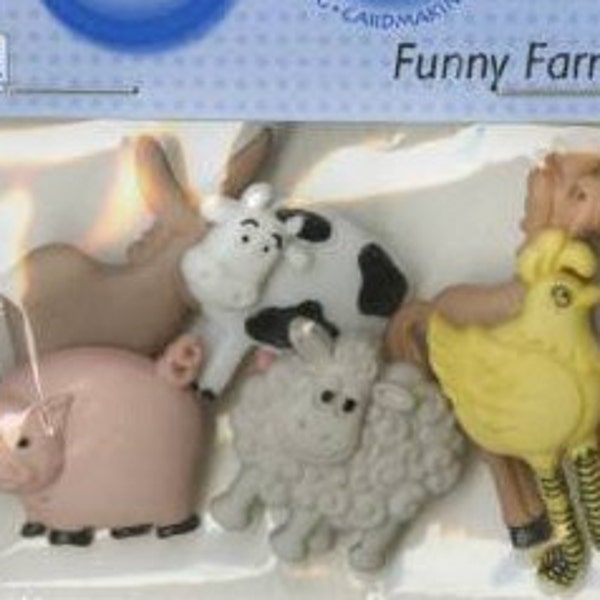 FUNNY FARM BUTTONS