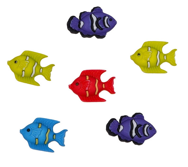 FISH BUTTONS - Etsy