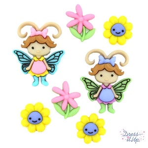 FLUTTER BUGS BUTTONS