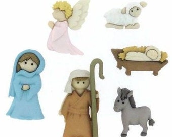 NATIVITY BUTTONS