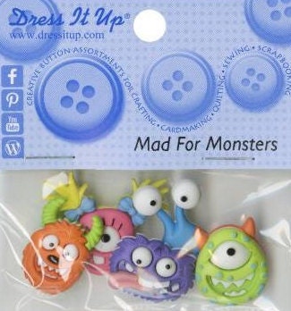 MONSTER BUTTONS - Etsy